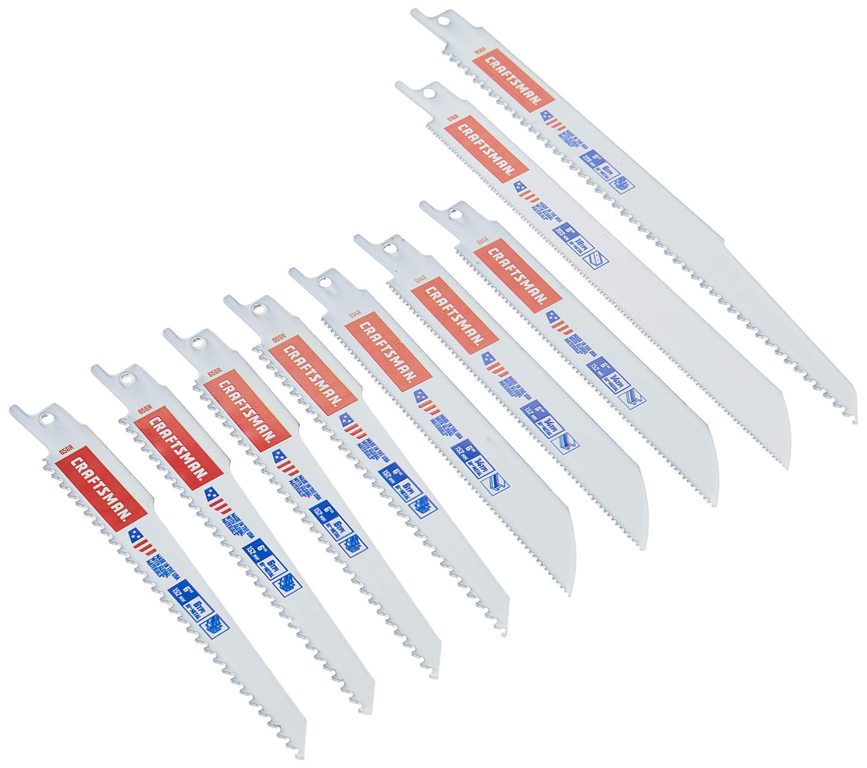 CRAFTSMAN Reciprocating Saw Blades, 9Piece Kit (2058840)