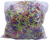 Stephanie Imports Made In USA 3-Ply Crinkle Cut Shredded Paper 2 lbs (Red & Green Christmas Mix)