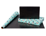 American Greetings 120 sq. ft. Vintage Christmas Wrapping Paper Bundle, Gingerbread, Ornaments, Peppermints (3 Extra Wide Rolls 40 in. x 12 ft.)