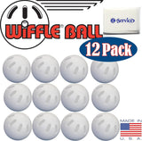 WIFFLE Ball Baseballs Official Size (12 Pack) with Bonus NOIS Tissue Pack