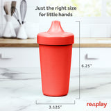 Re-Play Made in USA 10 Oz. Sippy Cups for Toddlers, Pack of 4 - Reusable Spill Proof Cups for Kids, Dishwasher/Microwave Safe - Hard Spout Sippy Cups for Toddlers 3.13" x 6.25", Desert Roses