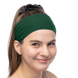 Women's Cotton Headbands Sweatbands 3" Wide Sports Fitness Yoga Fashion Made in USA