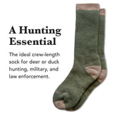 Woolrich Wool Hunting Boot Socks for Men and Women - Made in USA