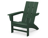 POLYWOOD AD420BL Modern Adirondack Chair, Black