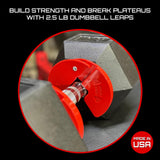 Micro Gainz Dumbbell Fractional 1.25lb Weight Plate, Ideal for Micro Loading, (Choose Color) 4 Piece Fractional Weight Plates, Designed for Dumbbell Training, Made In USA
