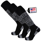 Alpaca Ski Socks – Men Warm Wool Sock, Women Skiing, Snowboarding