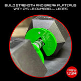 Micro Gainz Dumbbell Fractional 1.25lb Weight Plate, Ideal for Micro Loading, (Choose Color) 2 Piece Fractional Weight Plates, Designed for Dumbbell Training, Made In USA