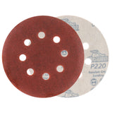 Gator 5" Random Orbit Hook & Loop Red Resin Aluminum Oxide Sanding Discs, 8-Hole, 40 Grit, 50 Pack