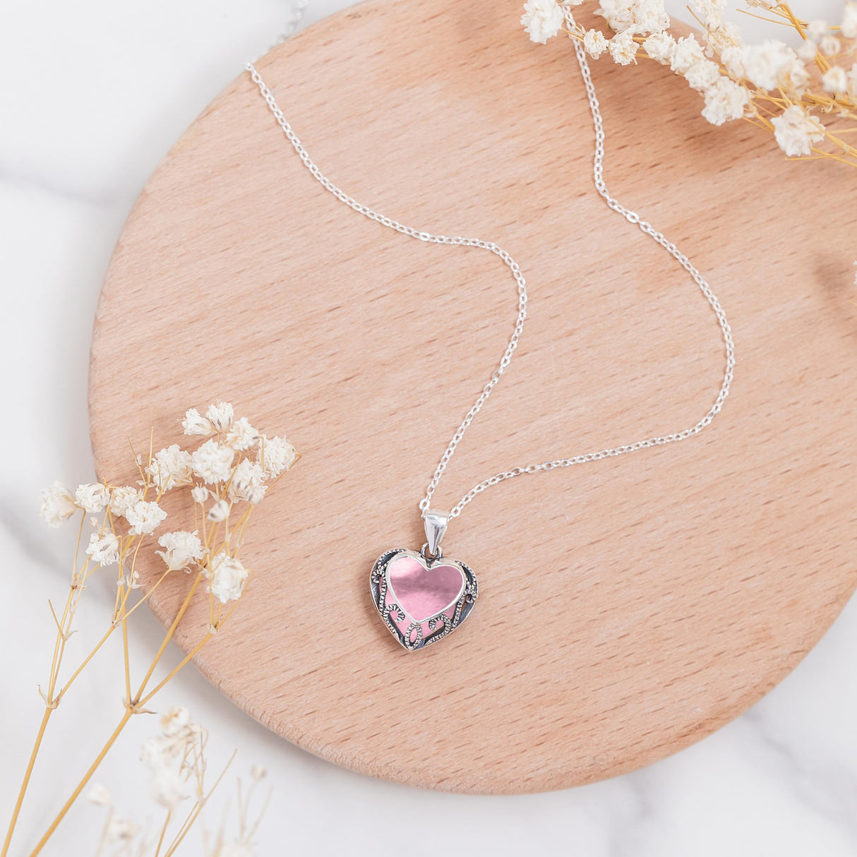 Bottled Up Designs Handmade, Homespun Hearts Necklace, Recycled Vintage Bottles, Sterling Silver, Made in USA, Birthday Gifts, Mothers Day, Women, Anniversary (White 1960s Cold Cream Jar)