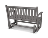 POLYWOOD® Traditional Garden Glider, Slate Grey