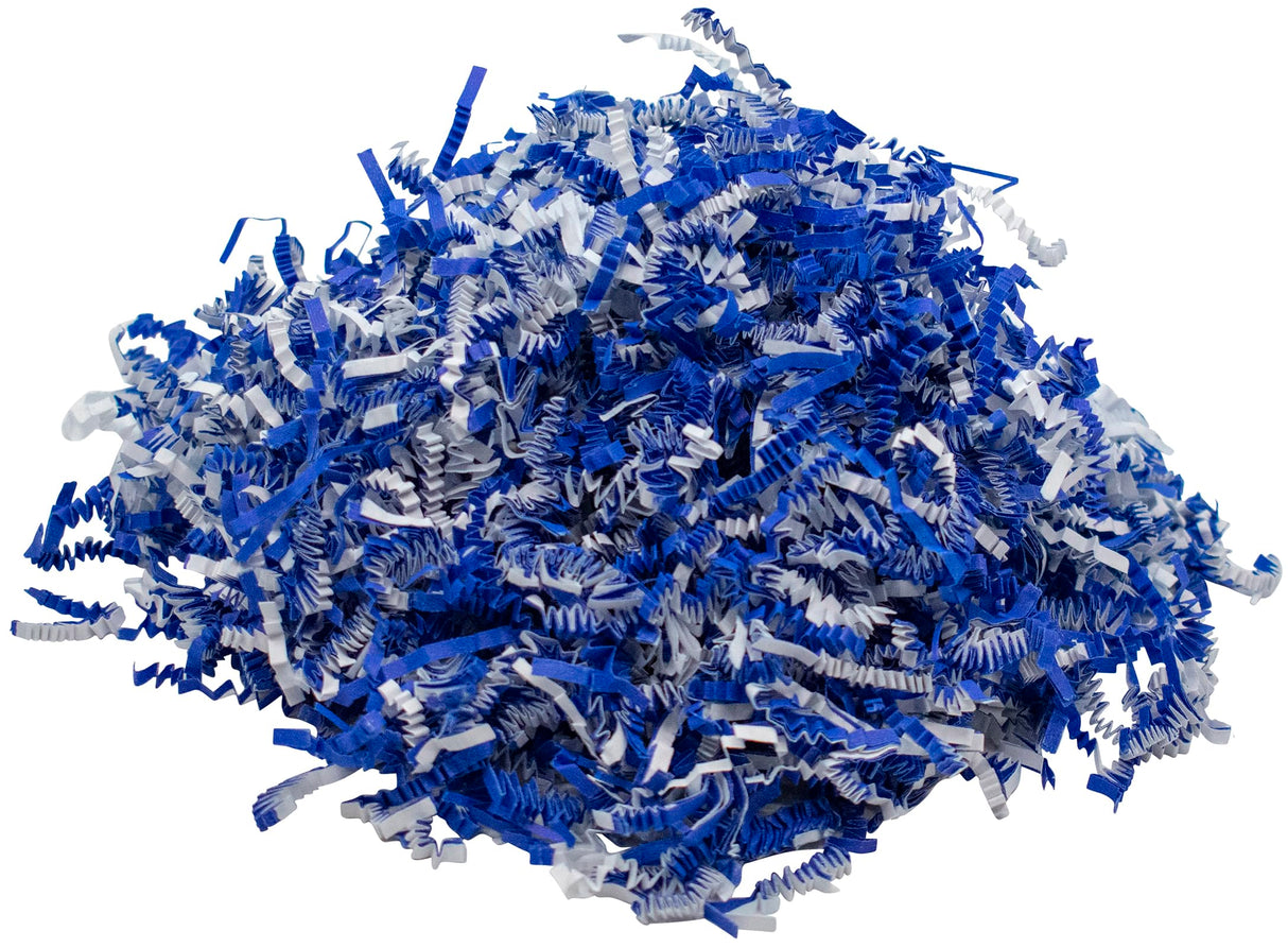 Stephanie Imports Made In USA 3-Ply Crinkle Cut Shredded Paper 2 lbs (Red & Green Christmas Mix)