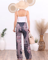 Popana Palazzo Pants for Women Casual Summer Wide Leg Beach Pants Plus Size Made in USA