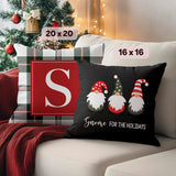 Fabric Textile Products Custom Pillow - USA Made - Christmas Throw Pillows - Personalized Pillows - Christmas Pillow - Personalized Gift - Grandparent & Couples Gifts - Holiday Decor (16"x16")