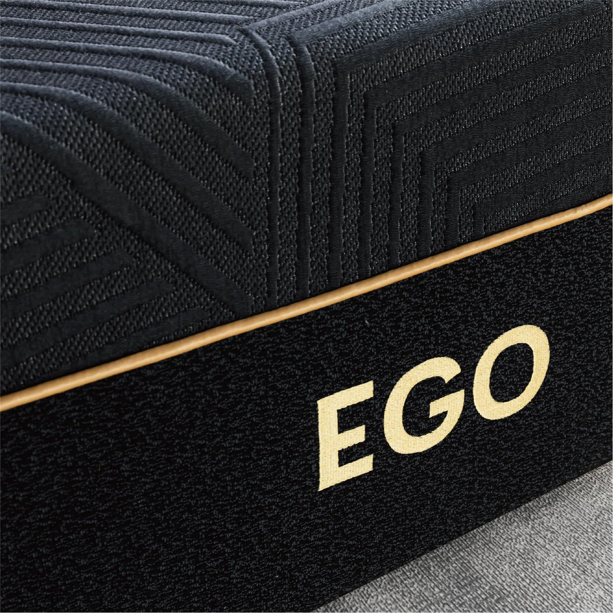 EGOHOME 14 Inch Queen Memory Foam Mattress for Back Pain, Cooling Gel Bed in a Box, Made in USA, CertiPUR-US Certified, Therapeutic Medium Mattress, 60x80x14 Black