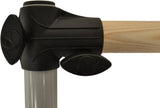 Vita Vibe - USA Made - Prodigy Series Ash Wood Ballet Barre - Portable Double Bar with Carry Bag - Freestanding Stretch/Dance Bar - 4 FT - 5 FT