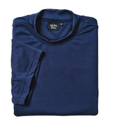 Akwa Men's Moisture Wicking Mock Turtle Tee Made in USA Lightweight Soft T-Shirt Made in USA