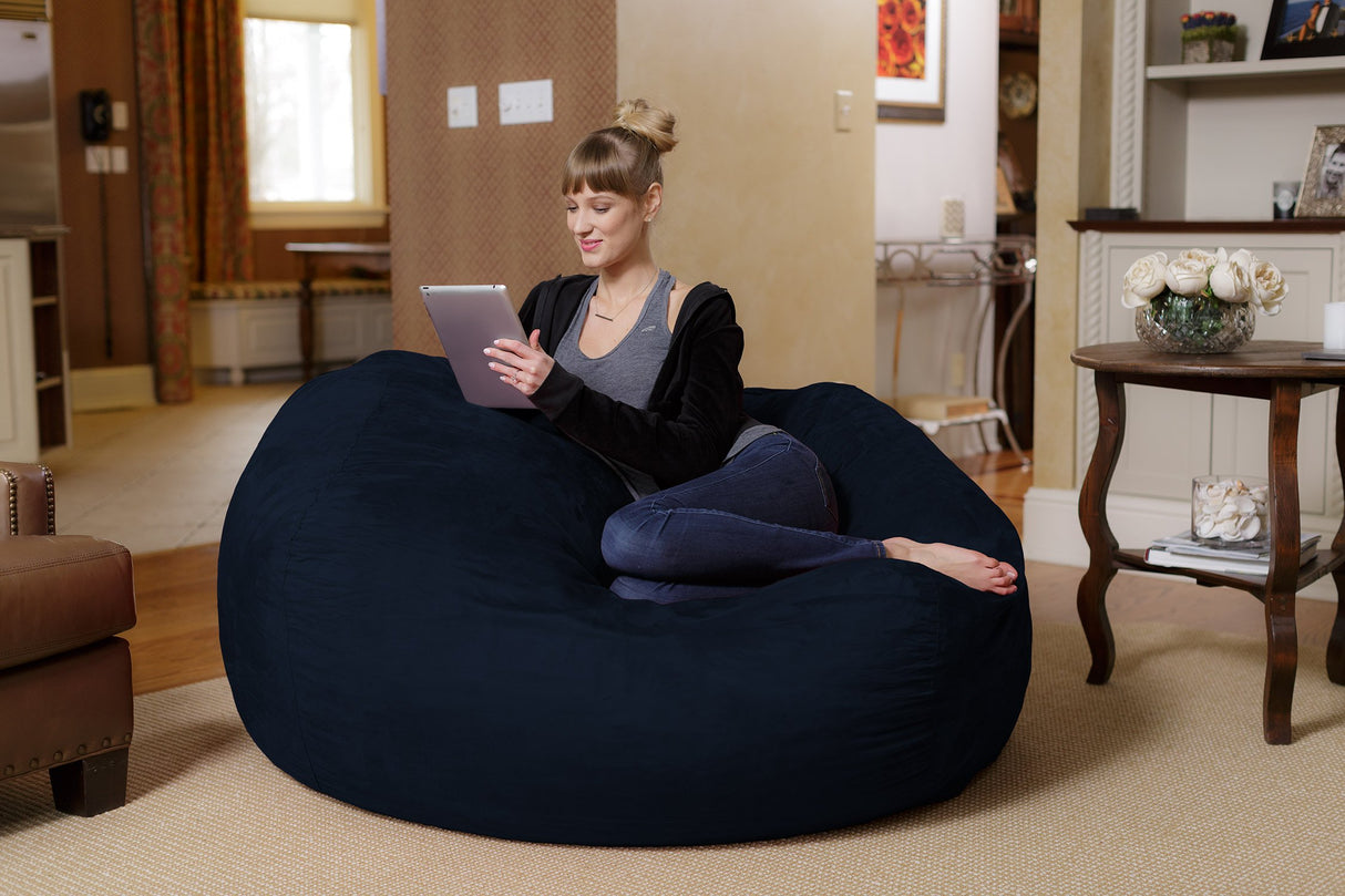 Chill Sack - Bean Bag Lounger, 5-Feet, Royal Blue