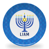 Tiny Expressions - Personalized Holiday Plates for Kids with Customized Name | BPA Free | Dishwasher Safe | Made in the USA (Christmas Plate)