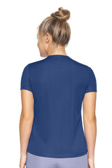 Expert Brand USA-Made Women's Drimax Dry Fit Short Sleeve Athletic T-Shirt