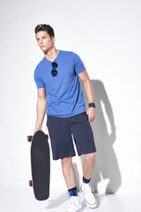 Expert Brand USA-Made Men's Heather Performance Shorts with Pockets