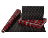 American Greetings 175 sq. ft. Reversible Wrapping Paper for Christmas and All Holidays, Red and Black Plaid (1 Jumbo Roll 30 in. x 70 ft.)