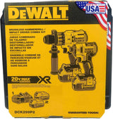 Dewalt DCK299P2 5.0Ah 20V Cordless Brushless Drill 2-Tool Combo Kit