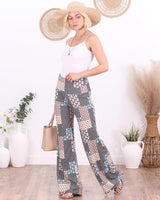 Popana Palazzo Pants for Women Casual Summer Wide Leg Beach Pants Plus Size Made in USA