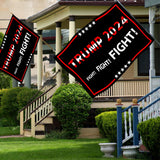 Trump 2024 Flag 3x5 FT Outdoor Made in USA Double Sided 3 Ply, Large Donald Trump Flags 2024 Take America Back Flag, Heavy Duty Trump Garden Banner UV Protection Fade Resistant