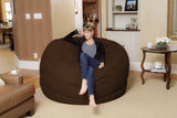 Chill Sack Bean Bag Chair: Giant 6' Memory Foam Furniture Bean Bag - Big Sofa with Soft Micro Fiber Cover, Charcoal