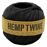 Bean Products Hemp Twine - High Tensile Strength and Durable - Made with 100% Hemp - Perfect for Jewelry, Arts & Crafts, Decoration, Cooking - 0.5MM, 50G/328 Ft. - 8 lb. Test Strength - Natural