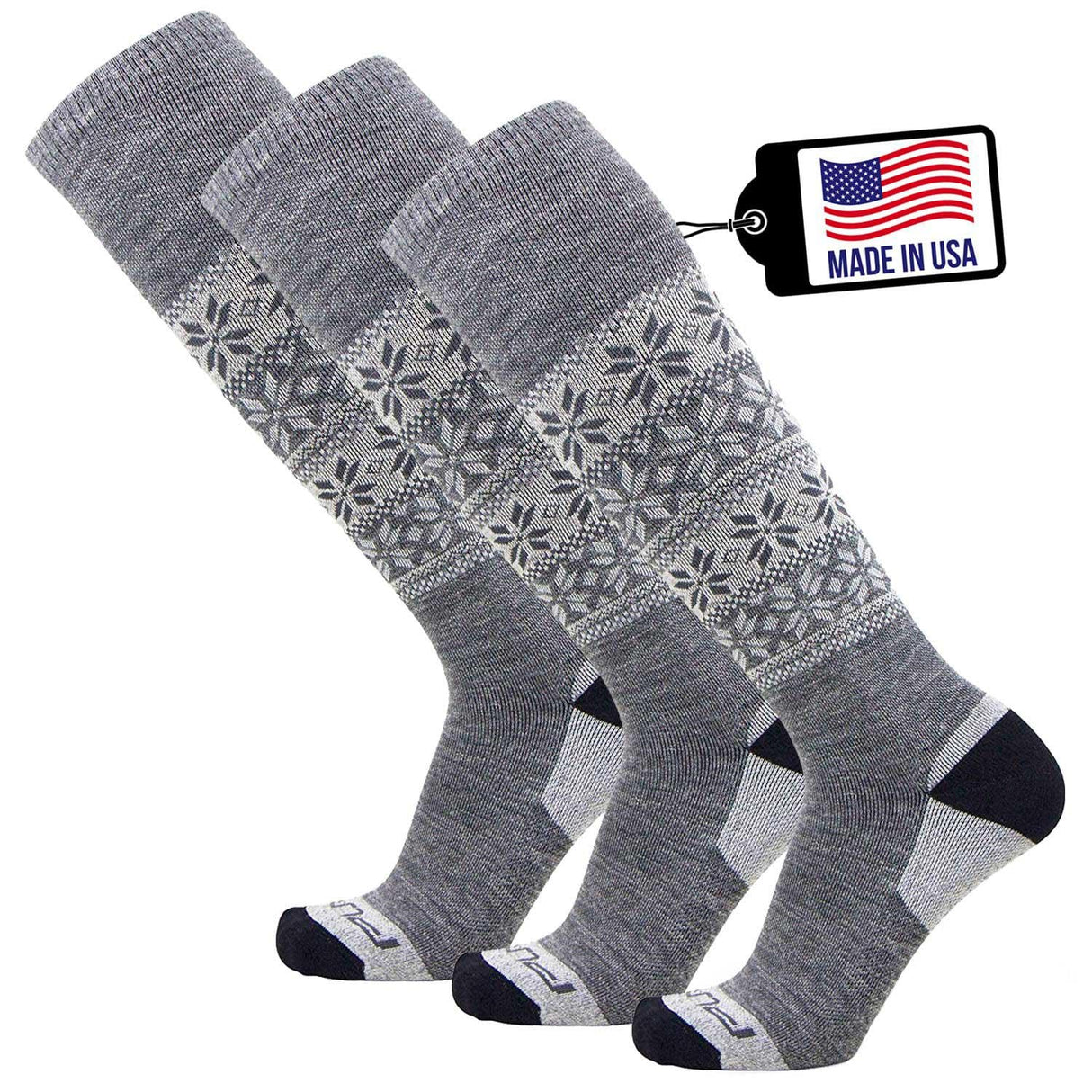 Alpaca Ski Socks – Men Warm Wool Sock, Women Skiing, Snowboarding