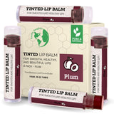 USDA Organic Lip Balm 6-Pack by Earth's Daughter Stocking Stuffers - Fruit Flavors, Beeswax, Coconut Oil, Vitamin E - Best Lip Repair Chapstick for Dry Cracked Lips - Moisturizing Lip Care