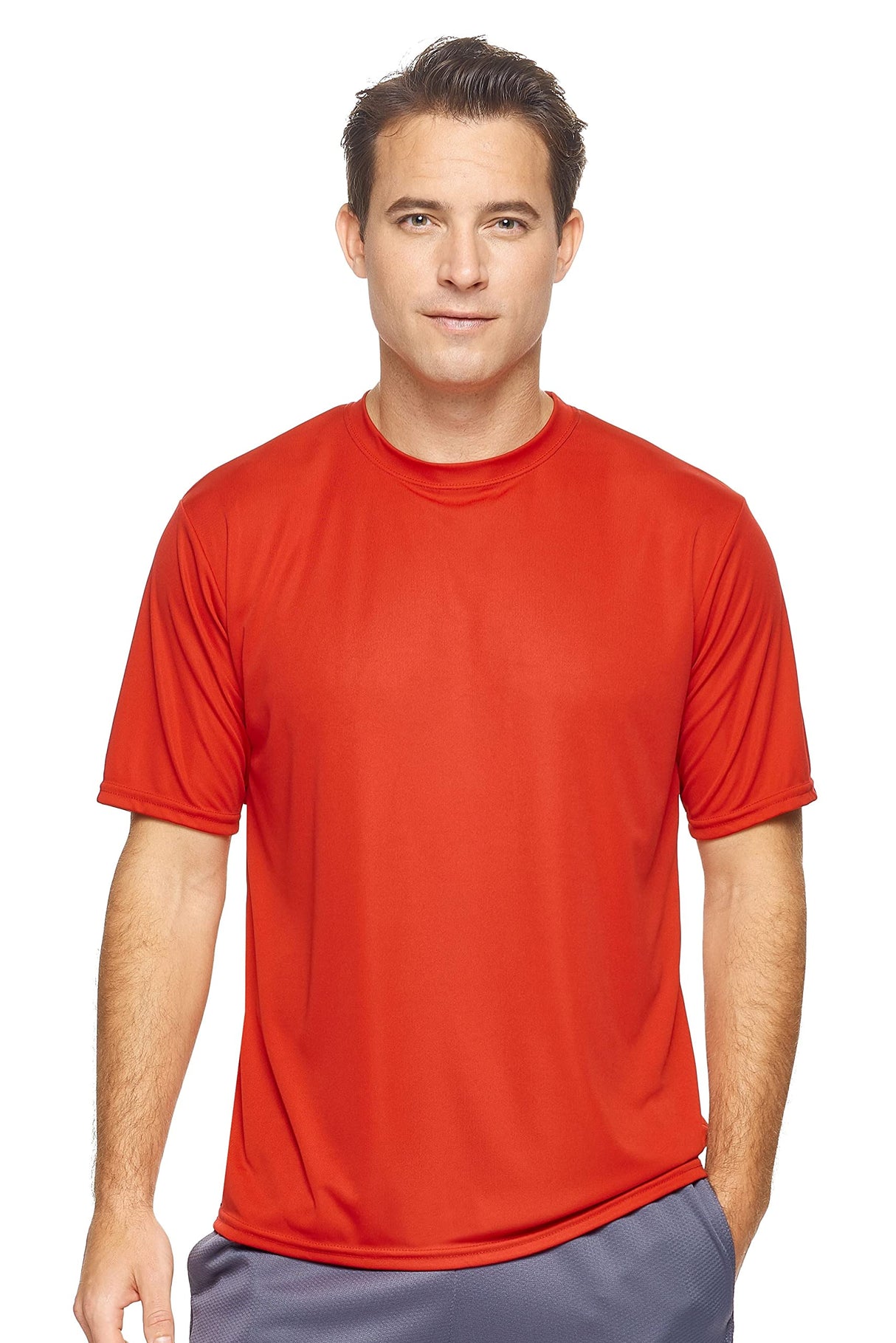 Expert Brand USA-Made Men's Drimax Short-Sleeve Active T-Shirt for Training Gym Hiking Workout