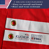Double Sided Red Trump 2024 Flag 3x5 Made in USA Outdoor Heavy Duty 3 Ply Polyester Trump Take America Back Flag with White Starting Tape and 2 Brass Grommets