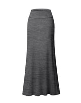 Hybrid & Company Women Versatile Fold Over Waist Maxi Skirt/Convertible Dress