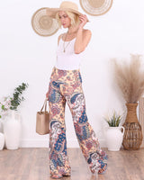 Popana Palazzo Pants for Women Casual Summer Wide Leg Beach Pants Plus Size Made in USA