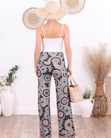 Popana Palazzo Pants for Women Casual Summer Wide Leg Beach Pants Plus Size Made in USA