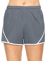 Expert Brand USA-Made Women's Oxymesh Dry Fit Athletic Running Shorts