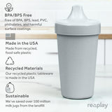 Re-Play Made in USA 10 Oz. Sippy Cups for Toddlers, Pack of 4 - Reusable Spill Proof Cups for Kids, Dishwasher/Microwave Safe - Hard Spout Sippy Cups for Toddlers 3.13" x 6.25", Desert Roses