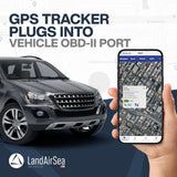 LandAirSea Sync + 12 Month Prepaid Subscription. Global GPS Tracker for Vehicles. Real-Time Tracking for Vehicle, Assets, Teens, and Elderly.