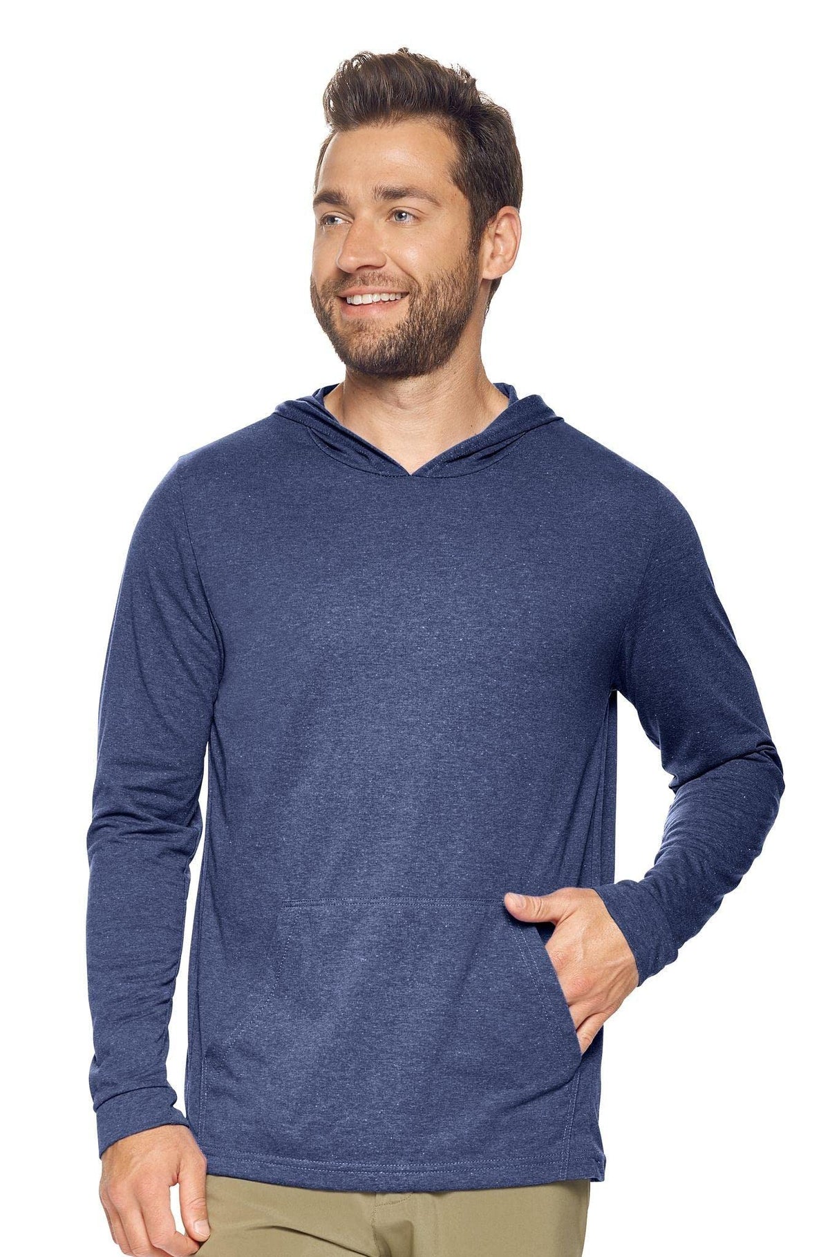 Expert Brand USA-Made Men's Activewear Performance Heather Style Hoodie