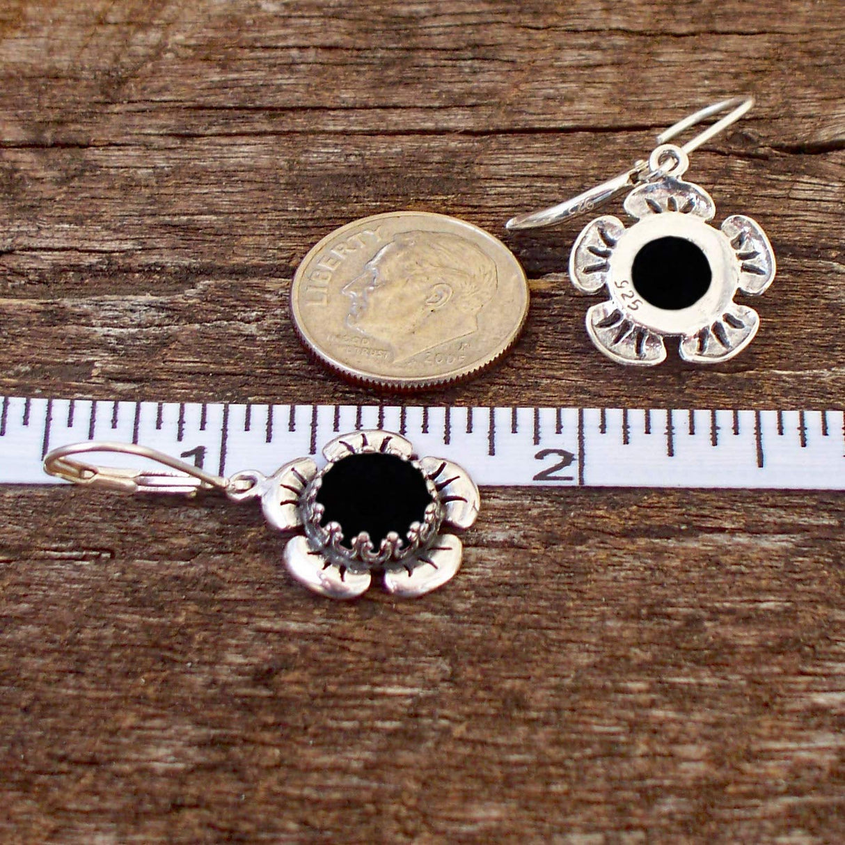 Bottled Up Designs Handmade Bloom Once More Earrings, Recycled Vintage Glass, Sterling Silver, Eco Friendly, Made in USA, Birthday Gifts, Mothers Day, Women, Anniversary (Olive Wine Bottle)