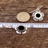 Bottled Up Designs Handmade Bloom Once More Earrings, Recycled Vintage Glass, Sterling Silver, Eco Friendly, Made in USA, Birthday Gifts, Mothers Day, Women, Anniversary (Olive Wine Bottle)