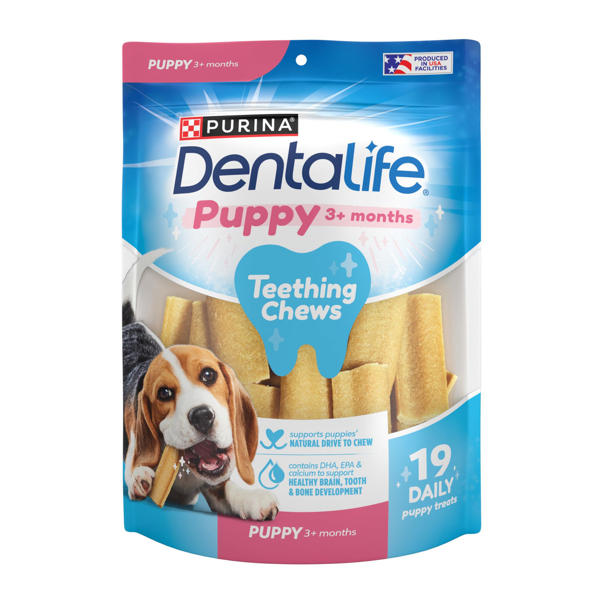 Purina DentaLife Chicken Flavored Puppy Teething Chews 6 oz - 19 ct Pouch