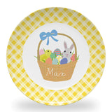 Tiny Expressions - Personalized Holiday Plates for Kids with Customized Name | BPA Free | Dishwasher Safe | Made in the USA (Christmas Plate)