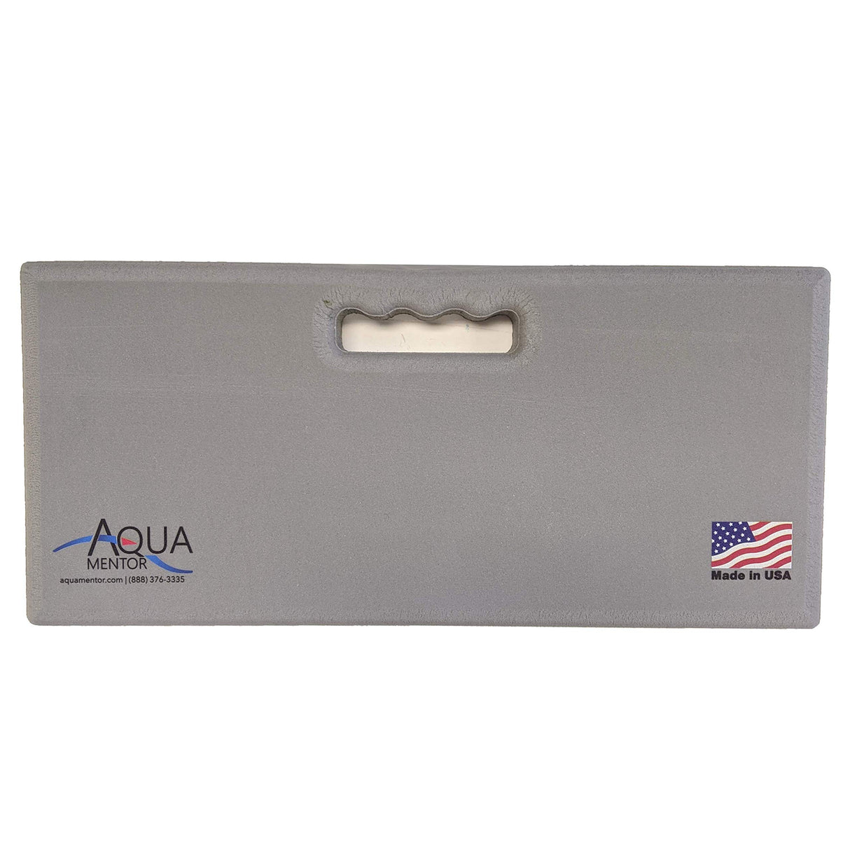 Kneeling Pad - Made in The USA - Firm, Durable and Thick Garden or Mechanics Foam Kneeling Pad, Great for Use Around The House, Garden, Job or Shop(17.5” x 8.0” x 1.5”, Gray)