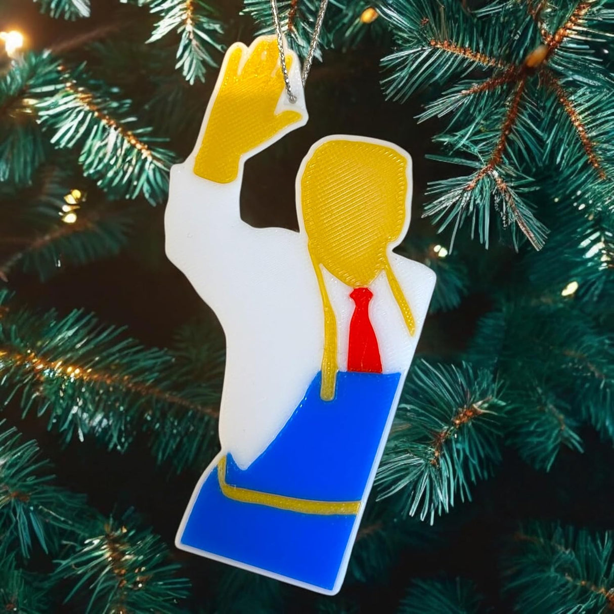 Donald Trump Christmas Ornament magadonalds, Made in USA, Make Christmas Great Again, Funny MAGA Christmas Ornaments, Secret Santa White Elephant Meme Inspired Gift