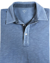 YURO-K Premium Cotton Slub Jersey Short Sleeve Men's Polo T-Shirt with Side Slit Small - XX