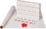 American Greetings 120 sq. ft. Christmas Wrapping Paper Set, Kathy Davis Designs (4 Rolls 30 in. x 12 ft., 7 Bows, 30 Gift Tags)