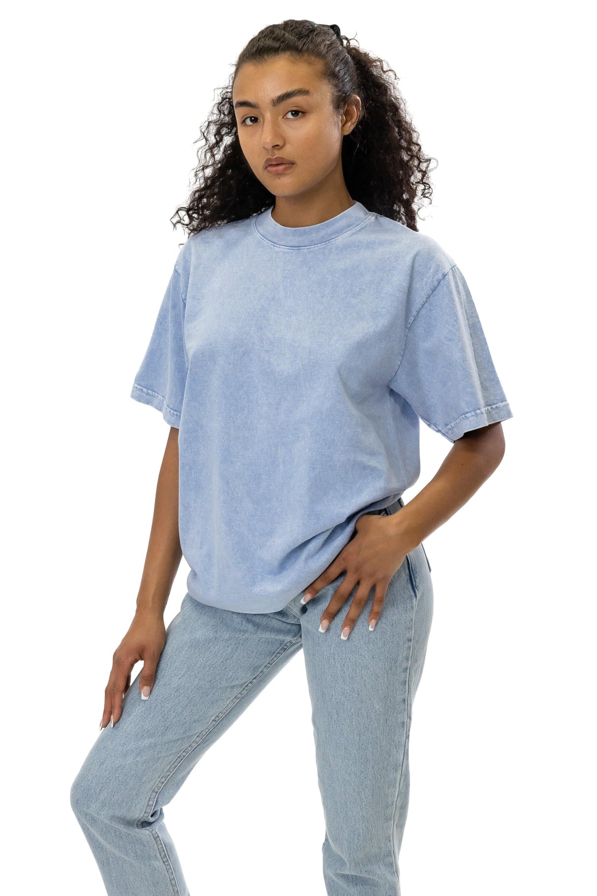 The 1801 Mineral Wash- 6.5oz Garment Dye Crew Neck T-Shirt